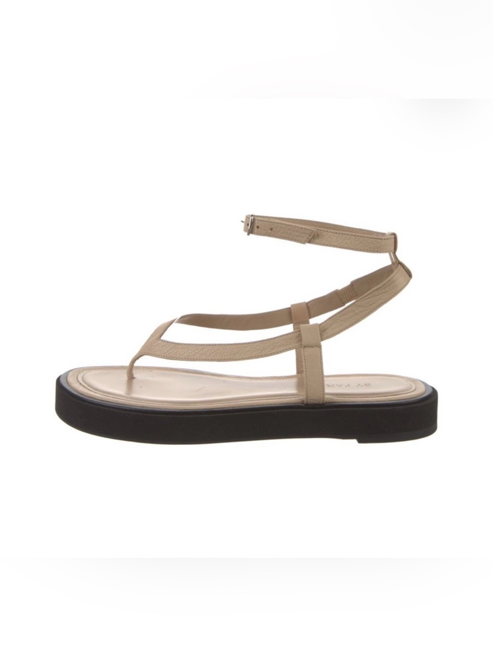By Far Tan Sandals
